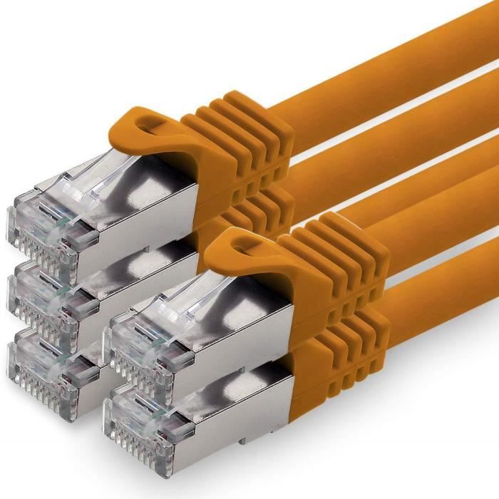 2M Cat 6 Câble Réseau Ethernet Cat6 Lan Rj45 8P8C 1Gbps Bleu 1 Pièce