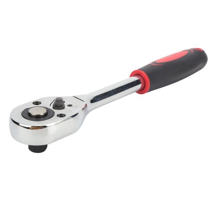 Clé à cliquet 1/4", à tête pivotante et poignée en T - KSTOOLS