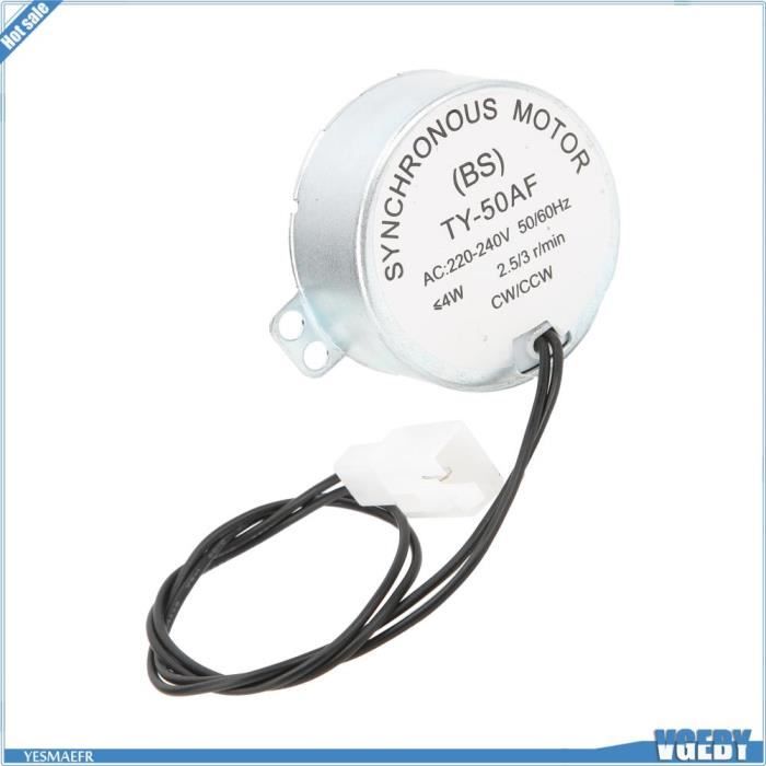 Comparer les prix de VGEBY Moteur d'Incubateur Automatique CW/CCW, Faible Vitesse, Pivotement d'Oeufs, Petit Équipement