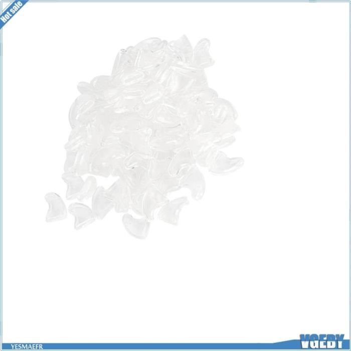 Comparer les prix de VGEBY 100PCS Protège Griffe Chat, Capsules Douces pour Les Ongles des Chats, Anti-rayures pour Les Griffes de Glace à blanc M