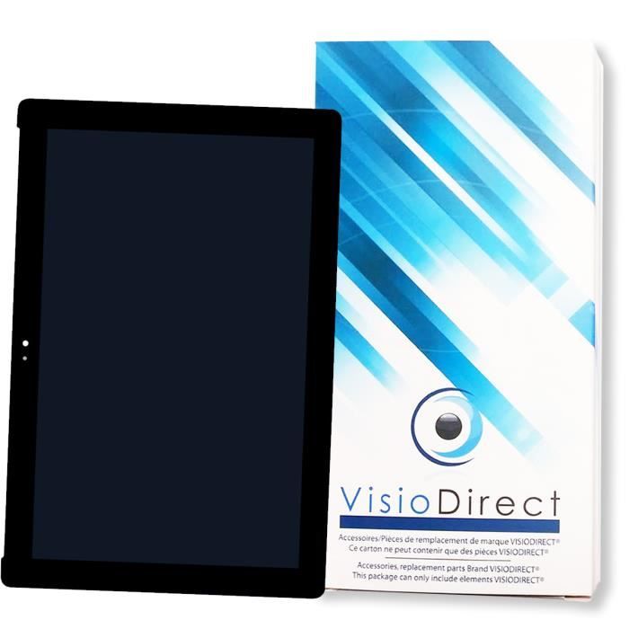 Ecran complet pour Asus Zenpad 10 Z300-6B001A noir 10.1 tablette vitre tactile + Ecran LCD - Visiodirect