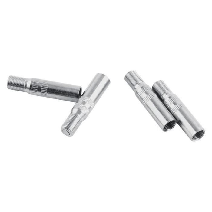 Rallonges De Valve De Pneu 39 Mm En Alliage Aluminium - Lot De 2, Pour Trottinette, Vélo, Moto, Anti-fuite