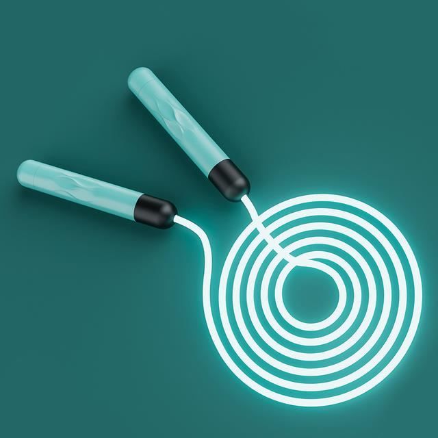 Corde à Sauter Lumineuse Pour Enfants – Fluorescente, Longueur Réglable 2,8 M, Poignée Antidérapante