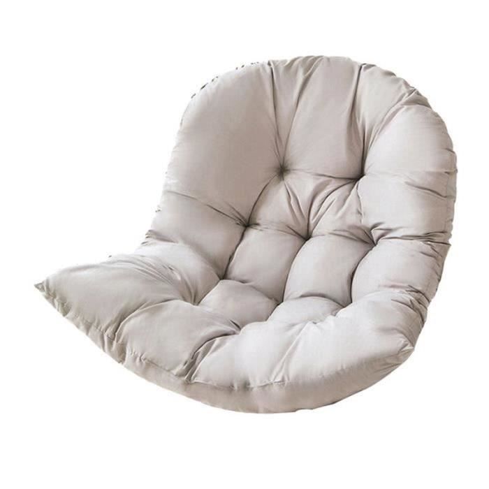 Lot 4 Coussin Chaise Épais 40x40cm Velours - Galette Siège Salle à Manger Antidérapante Gris Clair