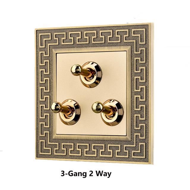 WALFRONT - 3 Boutons De Sélecteur Guitare En Cuivre - Pour Interrupteur 3 Positions Type EPI, Diamètre 3.5"