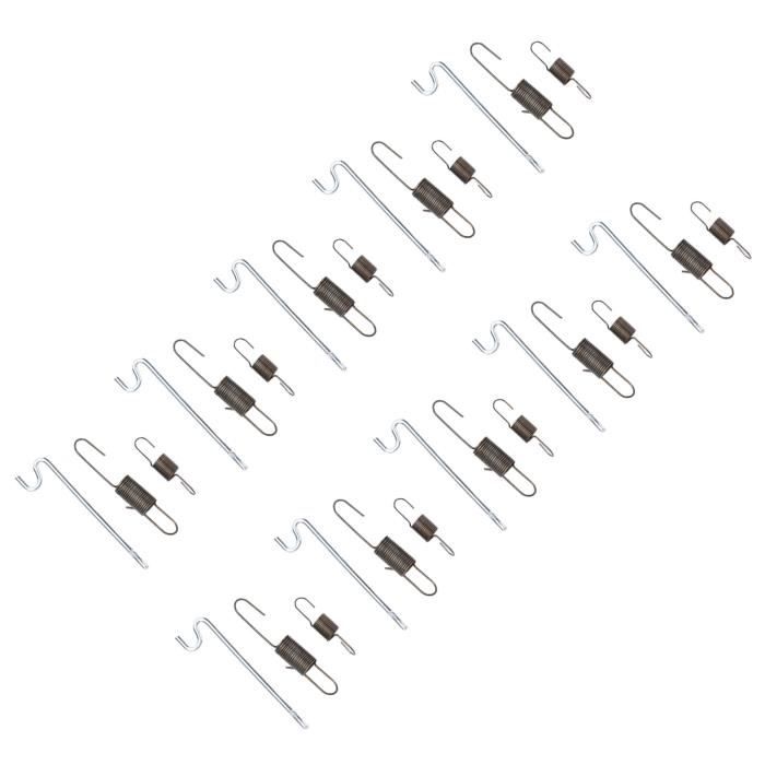 2 Kits Ressort Rappel Accélérateur - Compatible GX140 GX160 GX200 - Tige Régulateur + Ressorts