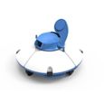 Kit Piscine hors sol autoportante BESTWAY - Fast Set - 457 x 122 cm - Ronde + Robot aspirateur Frisbee-1