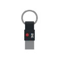 Clé USB - EMTEC - Nano Ring T100 - 32 Go - Noir/Argent - USB 3.0-1