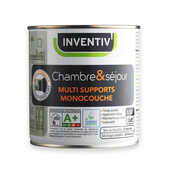 Peinture Chambre Et Sejour Inventiv Bleu Canard N 2 Satine 0 5l Achat Vente Peinture Vernis Peinture Chambre Et Sejour Cdiscount
