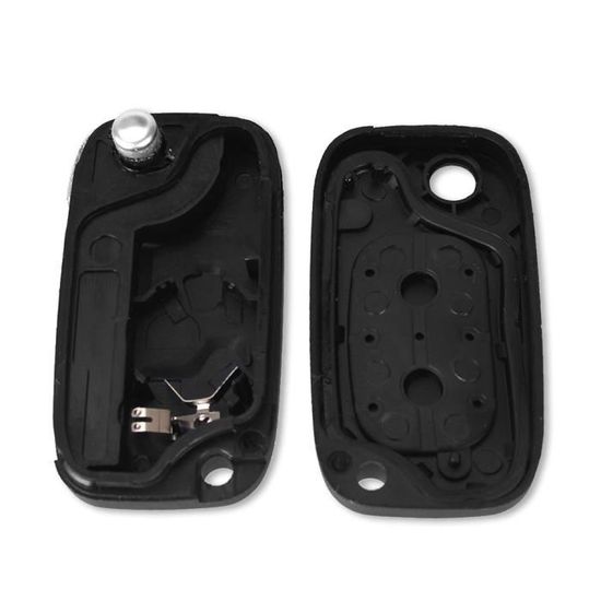 Coque De Clé + Porte-clés Pour Renault Clio, Modus, Twingo, Kangoo - Remplacement Facile, Sans électronique, Avec Lame Vierge
