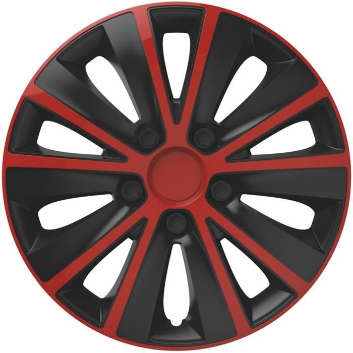 Lot De 4 Enjoliveurs 15 Pouces Argent – Cache-Moyeux Universels Pour Voiture, Camion Et Véhicule – Look Élégant Et Facile à Poser