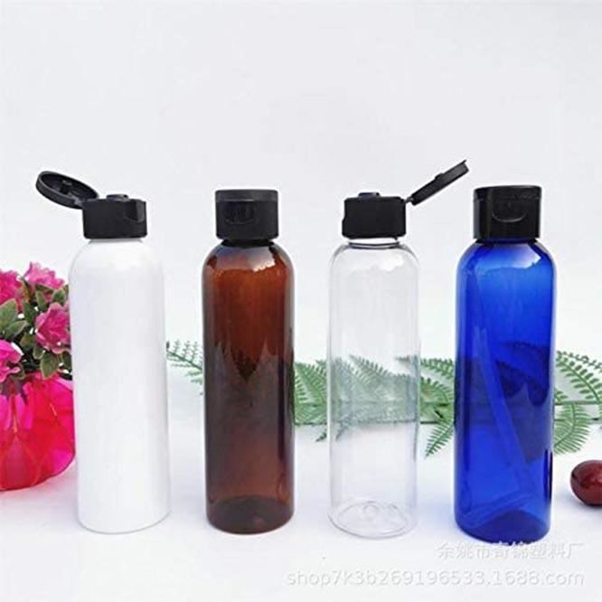 Flacons Voyage 100ml - Kit 6 Bouteilles Transparentes Avec Entonnoirs, Conformes Aviation