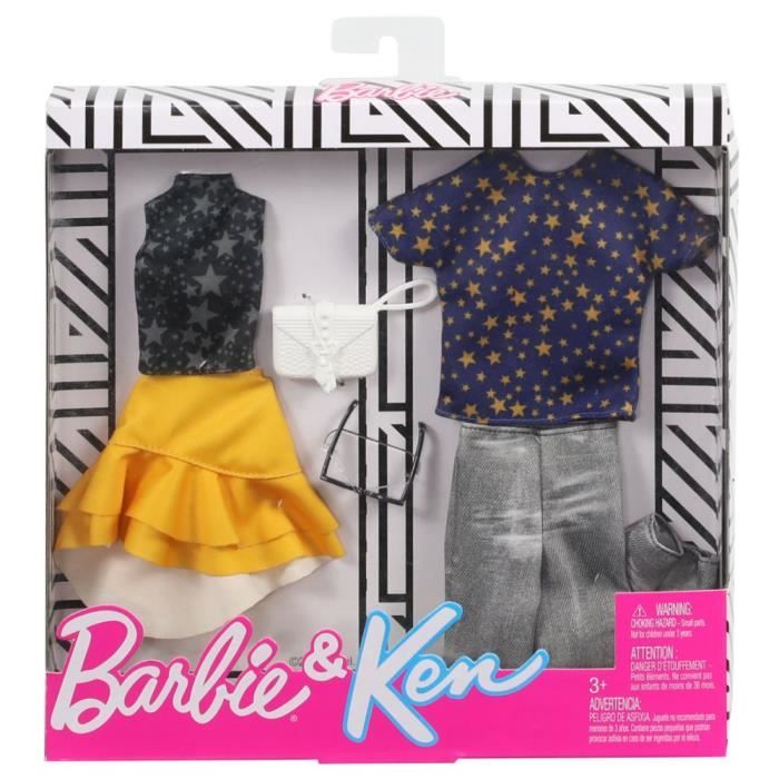 Ensemble Red & Gold - Barbie - Mattel GHW81 - Mode - Vêtements de Poupée -  Cdiscount Jeux - Jouets