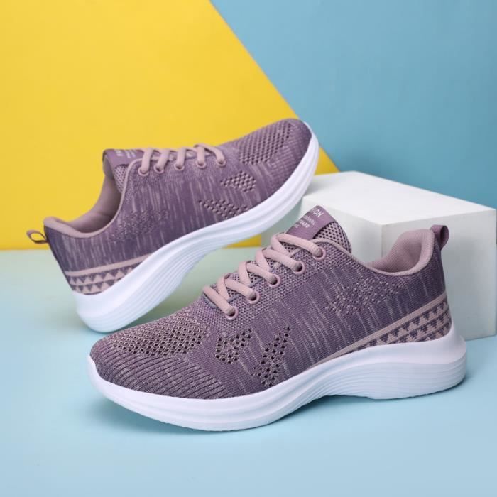 BASKET Femme - 2020 Nouveau Hiver Durable Mode Confortable Sneakers -  violet WH™ Violet - Cdiscount Chaussures