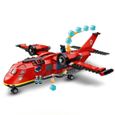 LEGO® 60413 City L’Avion de Sauvetage des Pompiers, Jouet avec 3 Minifigurines de Pilote, Pompière-2