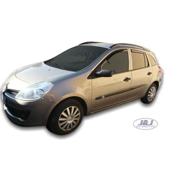 Déflecteurs De Vent Heko Pour Renault Clio 4 5P 2012-2019 - Set 4 Pièces