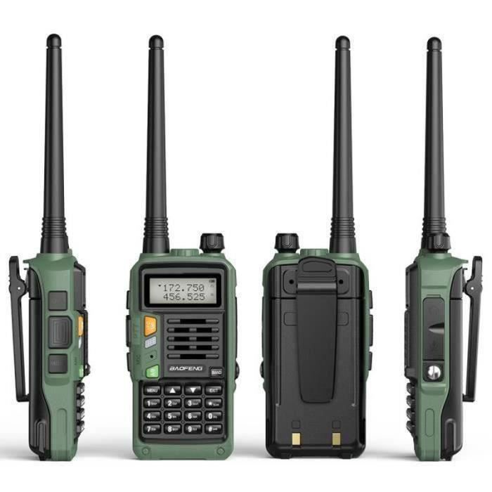 81f6f4 2021 NOUVEAU UV-S9 Plus Puissant Talkie-walkie Radio  Émetteur-Récepteur 10W 50 KM Longue Portée Portable Pour black Euro -X -  Cdiscount Téléphonie
