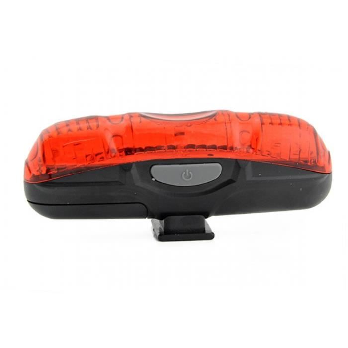 Phare Avant Vélo LED Optimiz à Pile Noir 3 LED Blanc pas cher