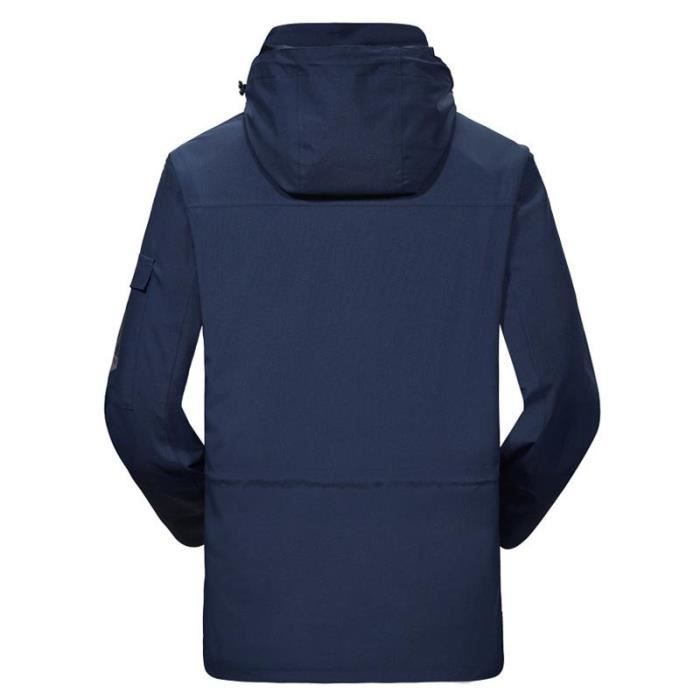 Manteau hiver homme bleu marine sale