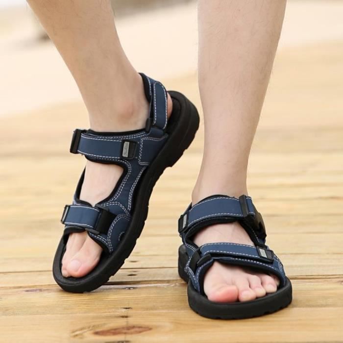 Sandales hommes velcro cheap