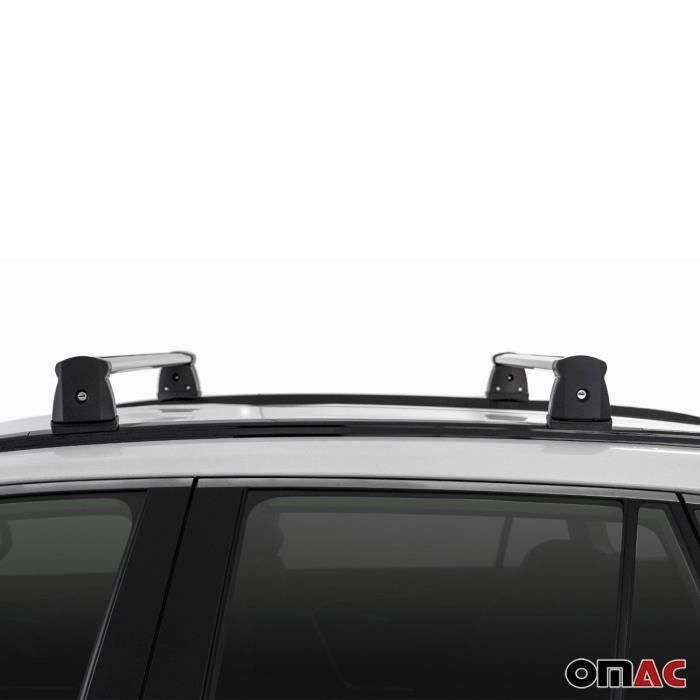 Barres de toit transversales pour Toyota RAV4 2005-2012 Acier Gris -  Cdiscount Auto