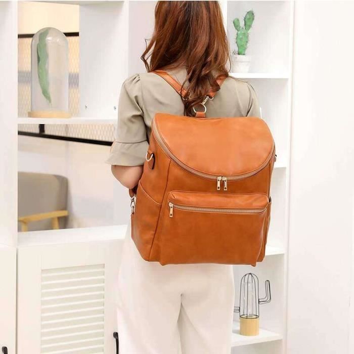 CO24768 SAC A LANGER.Sac dos en cuir PU pour couches de b b