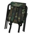 Siège portable pliable de pêche de camping extérieur avec sac de rangement---AIM-3