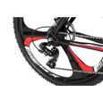 VTT semi-rigide 26'' Sharp noir-rouge KS Cycling - 21 vitesses - Chemins et sentiers-3