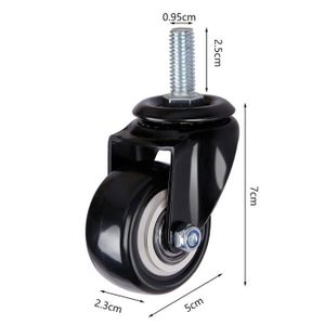 Wagner 04032501 Roulette Fixe Souple Pour Charges Lourdes – Diamètre : 125 Mm, Hauteur : 155 Mm, Acier Et Fonte, Rouge/argent, Plaque De Vissage 85 X 105 Mm, Capacité De Charge 300 Kg