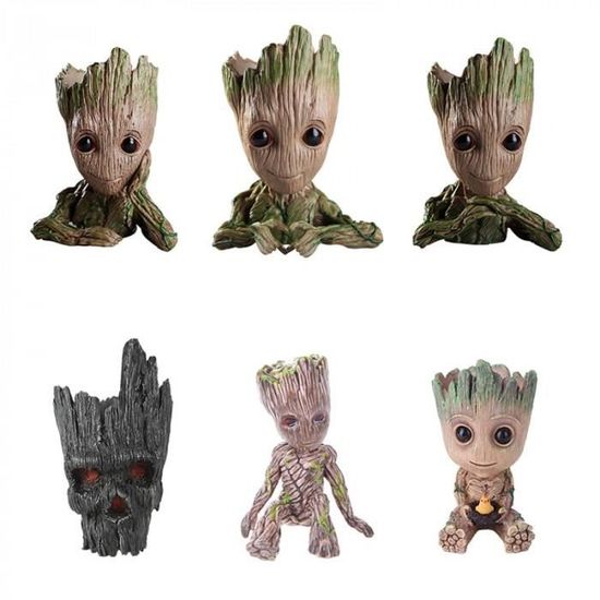 Version 11x7x7cm F Pot De Fleurs Pour Bebe Groot Jardin Figurines D Action Arbre Homme Jouet Stylo Decor Noel 10 Cdiscount Jardin