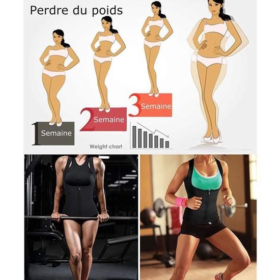 Débardeur de Sudation Sauna pour Homme - Marque - Modèle - Noir - Respirant - Fitness Noir Débardeur de Sudation Sauna pour Homme - Marque - Modèle - Noir - Respirant - Fitness Noir