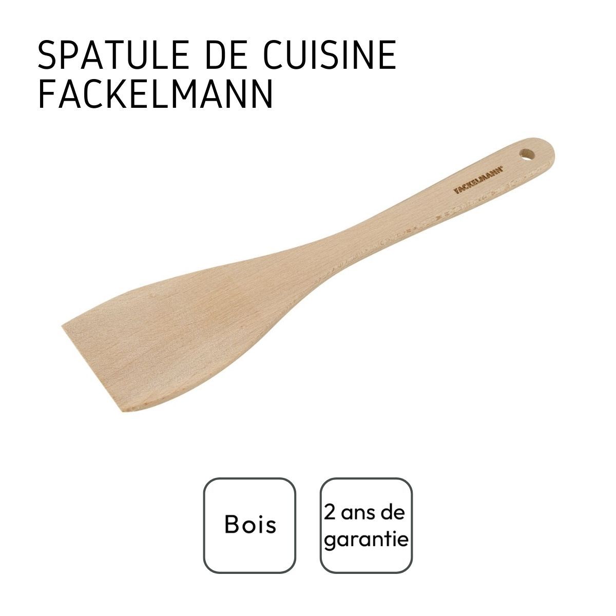 Spatule de Cuisine Ajourée - 16 cm - Bois | Pratik