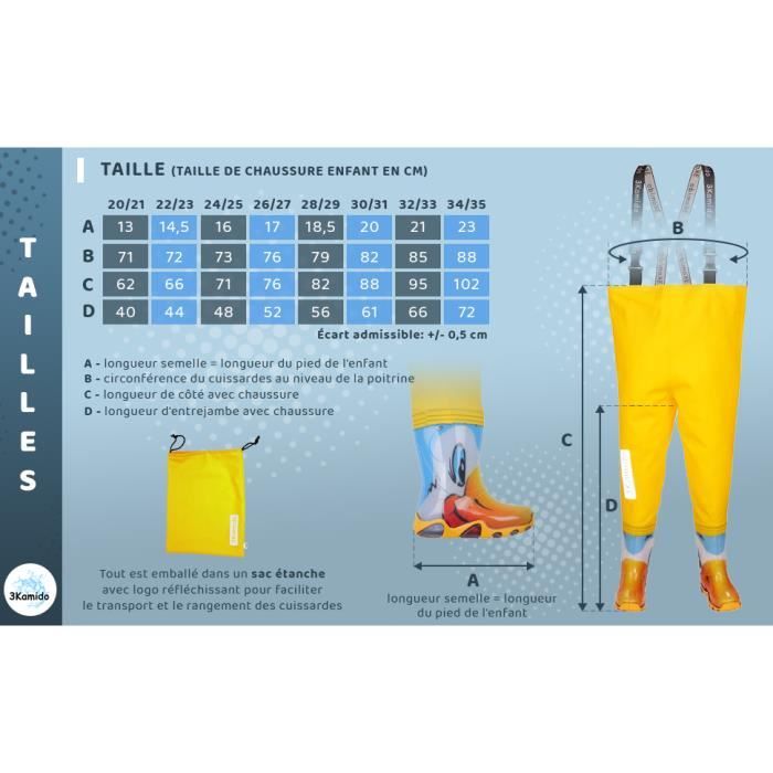 NEYGU-Salopette en Néoprène Imperméable et Isolée pour Enfant, Bottes en  Caoutchouc pour la Pêche, 5mm - AliExpress