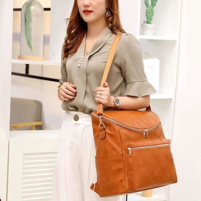 Sac a dos a new arrivals langer cuir
