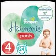 PAMPERS 24 Couches-Culottes Harmonie Nappy Pants Taille 4-0