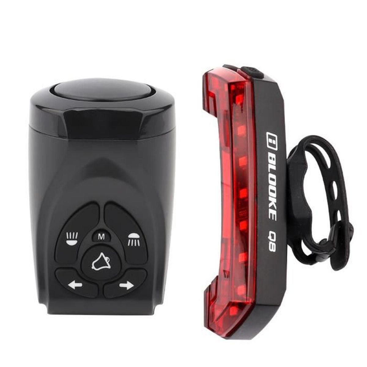 Phare Vélo Rechargeable Towild - 900 Lumens - Télécommande Sans Fil - Étanche IPX6 - 2600 MAh - Pour Nuit