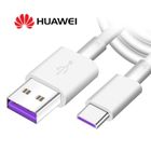 Câble de charge rapide Huawei USB Type C HL1289 AP71 5A 1 mètre Blanc pour Huawei P30 Pro