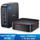 Mini PC - Blackview - MP60 - Intel Twin Lake N150 - 16 Go RAM - 1 To SSD - Wifi 6 - 4K UHD