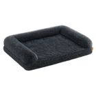 FEANDREA Panier pour Chien, Taille XXL, pour Chiens de Grande Taille, avec Housse Amovible Lavable, 122 x 85 x 24 cm, Gris Foncé