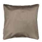Housse de coussin - DOUCEUR D'INTERIEUR - Shana - 60 x 60 cm - Marron - Uni