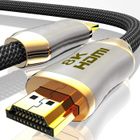 câble HDMI 2.0V premium SUFOWVNO de 5 mètres - prises plaquées or, 4K, Ultra-HD, Full HD 1080p, 3D