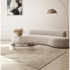Tapis Moderne - THE CARPET - Mila - Beige Gold - 160 x 230 cm - Effet Blitz
