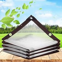 Bâche imperméable transparente, bâche pour meubles de jardin, utilisée pour l'isolation des plantes extérieures, 2x1m-HLD