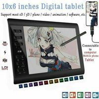 Tablette Graphique G10 10x6" lecture rapide USB Board AVEC stylo