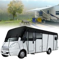 Bâche de protection imperméable pour camping-car - En tissu Oxford 210D - Pour caravane et caravane - 6,5 m x 3 m