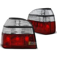 Paire de feux arriere VW Golf 3 91-97 rouge blanc-27336385