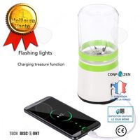 CONFO® Mini blender à smoothie portable bébé mixeur à main avec bouteille gourde 500ml hachoir électrique rechargeable USB transport