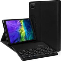 Étui de Protection Noir avec Clavier Bluetooth intégré pour Tablette Apple iPad Pro 12.9 Pouces 2021