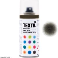 Peintures en bombe pour tissus - 150 ml Peinture en spray pour tissu : Coloris : Noir Quantité : 150 ml Peinture à base d'eau