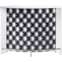 Grand comptoir de bar Blanc - DAEMAR n°2 - L 135 x l 55 x H 105 cm